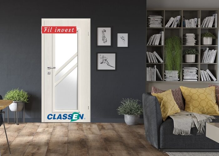 Интериорна врата Classen модел Antiope 3 Ясен бяло
